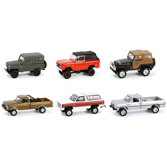 "All Terrain" Series 16 Set of 6 pieces 1/64 Diecast Model Cars by Greenlight-Greenlight-ModelCars.com