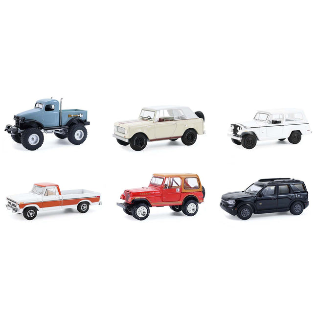 "All Terrain" Series 17 Set of 6 pieces 1/64 Diecast Model Cars by Greenlight-Greenlight-ModelCars.com
