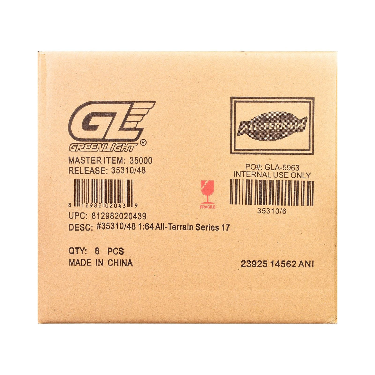 "All Terrain" Series 17 Set of 6 pieces 1/64 Diecast Model Cars by Greenlight-Greenlight-ModelCars.com