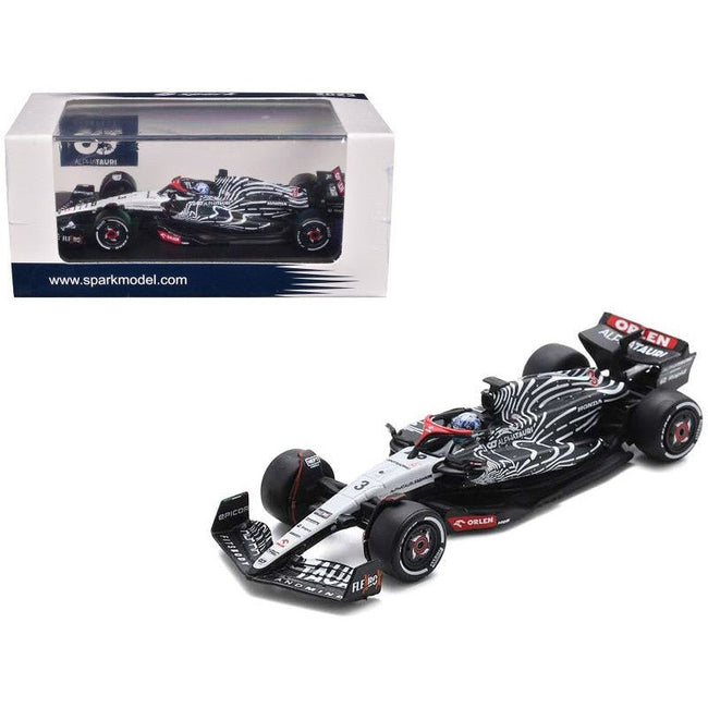 AlphaTauri AT04 3 Daniel Ricciardo Formula One F1 "Las Vegas GP" (2023) 1/64 Diecast Model Car by Spark - Spark - ModelCars.com