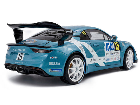 Alpine A110 Rallye GT+ #15 Raphael Astier - Denis Giraudet "Rallye Du Mont Blanc" (2024) "Competition" Series 1/18 Diecast Model Car by Solido-Solido-ModelCars.com