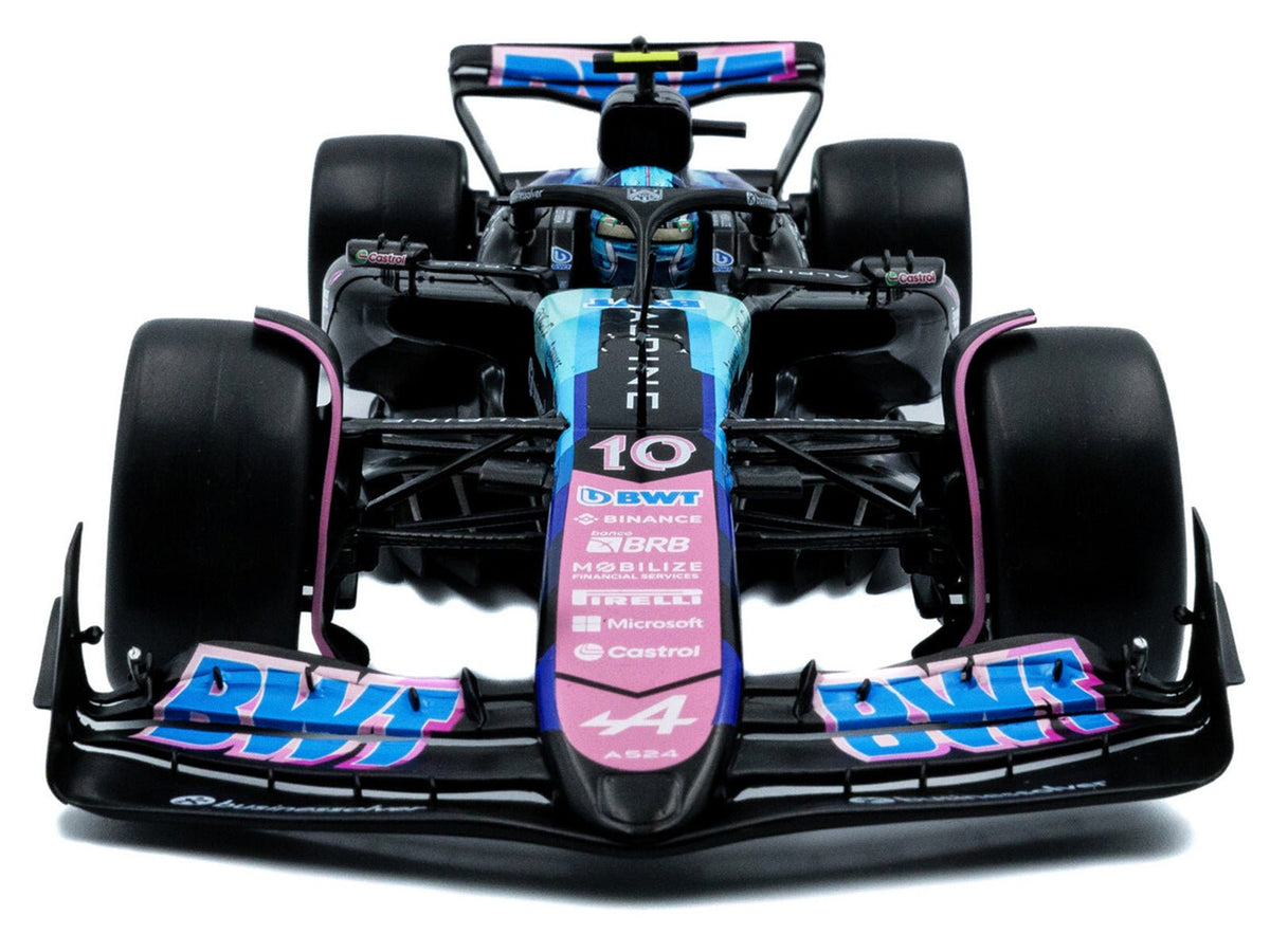 Alpine A524 #10 Pierre Gasly "BWT" 3rd Place Formula One F1 "Sao Paulo GP" (2024) "Competition" Series 1/18 Diecast Model Car by Solido-Solido-ModelCars.com
