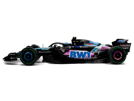Alpine A524 #31 Esteban Ocon "BWT" 2nd Place F1 "Sao Paulo GP" (2024) "Competition" Series 1/18 Diecast Model Car by Solido-Solido-ModelCars.com