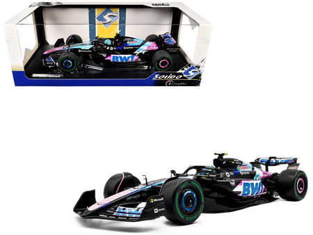 Alpine A524 #31 Esteban Ocon "BWT" 2nd Place F1 "Sao Paulo GP" (2024) "Competition" Series 1/18 Diecast Model Car by Solido-Solido-ModelCars.com