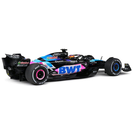 Alpine A524 #31 Esteban Ocon "BWT" Formula One F1 Miami GP (2024) "Competition" Series 1/18 Diecast Model Car by Solido-Solido-ModelCars.com