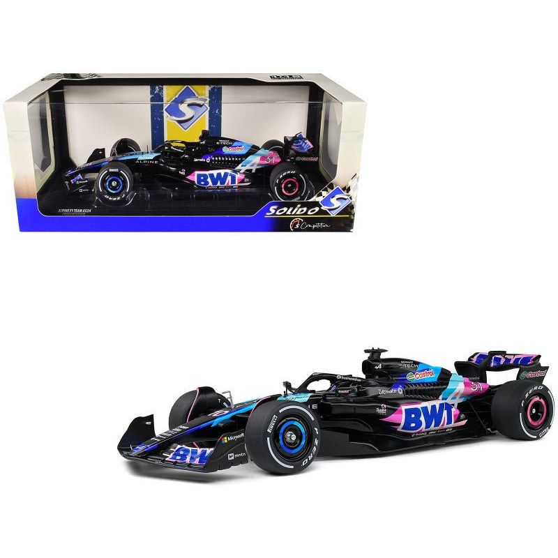 Alpine A524 Presentation Edition "BWT" "Formula One F1 World Championship" (2024) "Competition" Series 1/18 Diecast Model Car by Solido - Solido - ModelCars.com