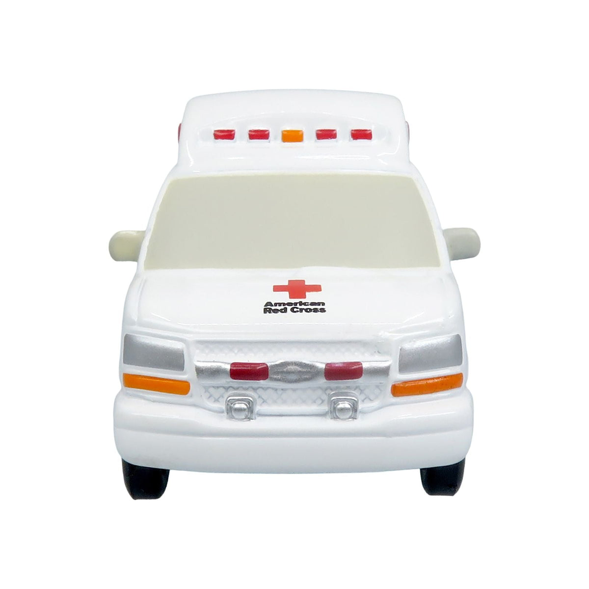 Ambulance "American Red Cross: Disaster Relief Unit" White with Graphics 1/64 Diecast Model by Iconic Replicas-Iconic Replicas-ModelCars.com