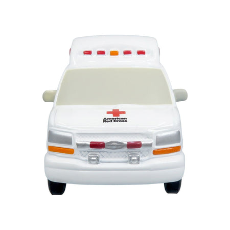 Ambulance "American Red Cross: Disaster Relief Unit" White with Graphics 1/64 Diecast Model by Iconic Replicas-Iconic Replicas-ModelCars.com