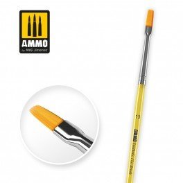 Ammo 10 Synthetic Flat Brush-Ammo-ModelCars.com