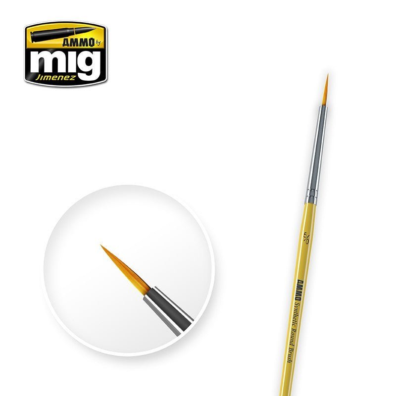 Ammo 5/0 Synthetic Round Brush-Ammo-ModelCars.com