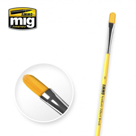Ammo 6 Synthetic Filbert Brush-Ammo-ModelCars.com