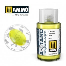 Ammo A-Stand Transparent Ylw-Ammo-ModelCars.com