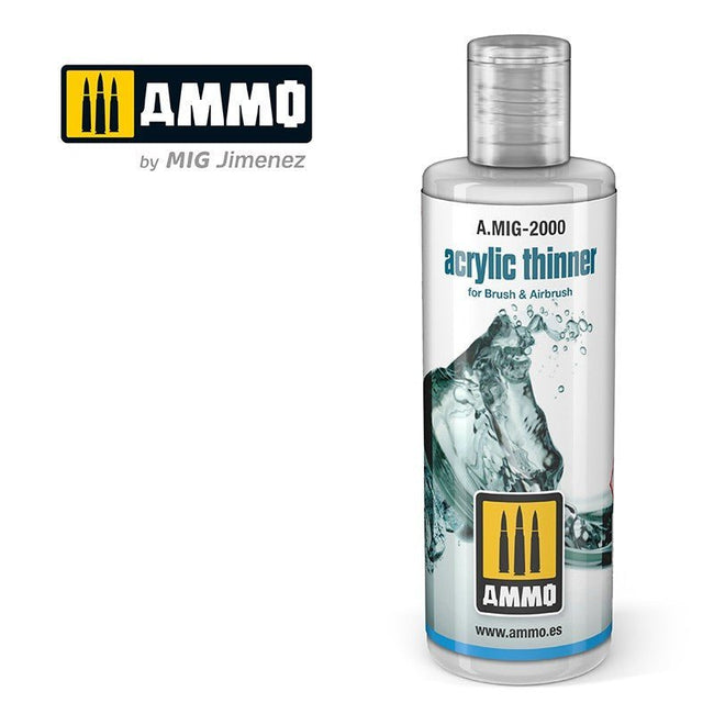 Ammo Acrylic Thinner 60Ml-Ammo-ModelCars.com