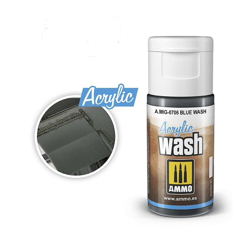 Ammo Blue Wash Acrylic-Ammo-ModelCars.com