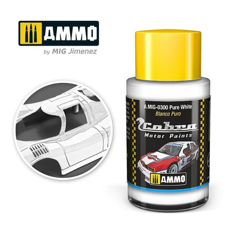 Ammo Cobra Motor Pure White - Ammo - ModelCars.com