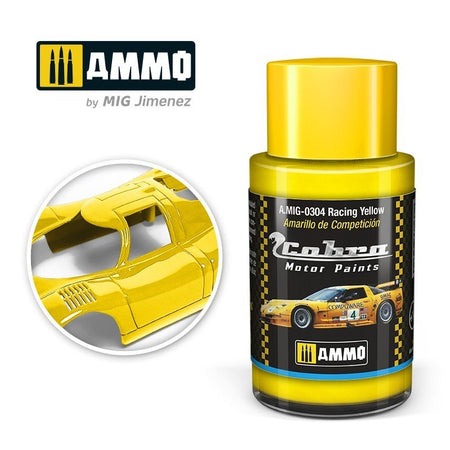 Ammo Cobra Motor Racing Yellow - Ammo - ModelCars.com