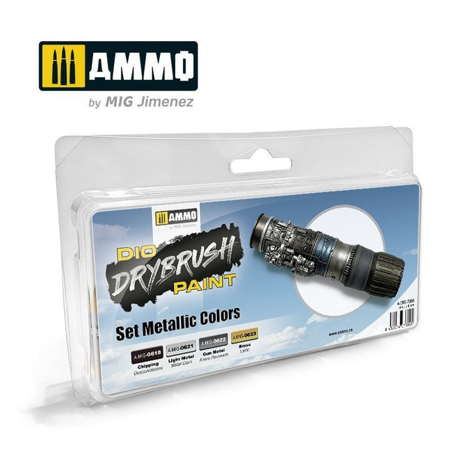 Ammo Drybrush Set Metallic - Ammo - ModelCars.com