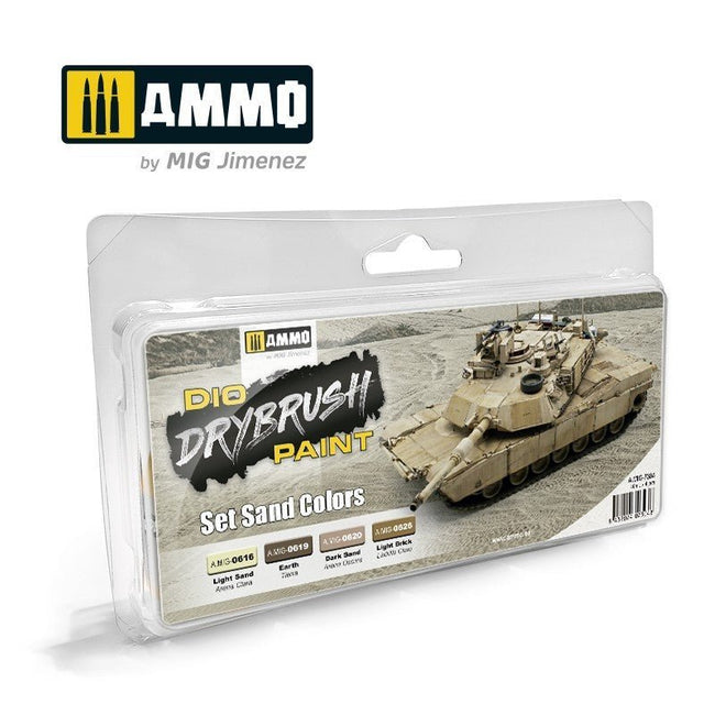 Ammo Drybrush Set Sand Colors-Ammo-ModelCars.com