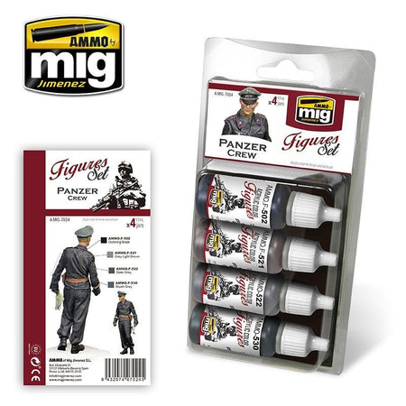 Ammo Panzer Crew Figure Set-Ammo-ModelCars.com