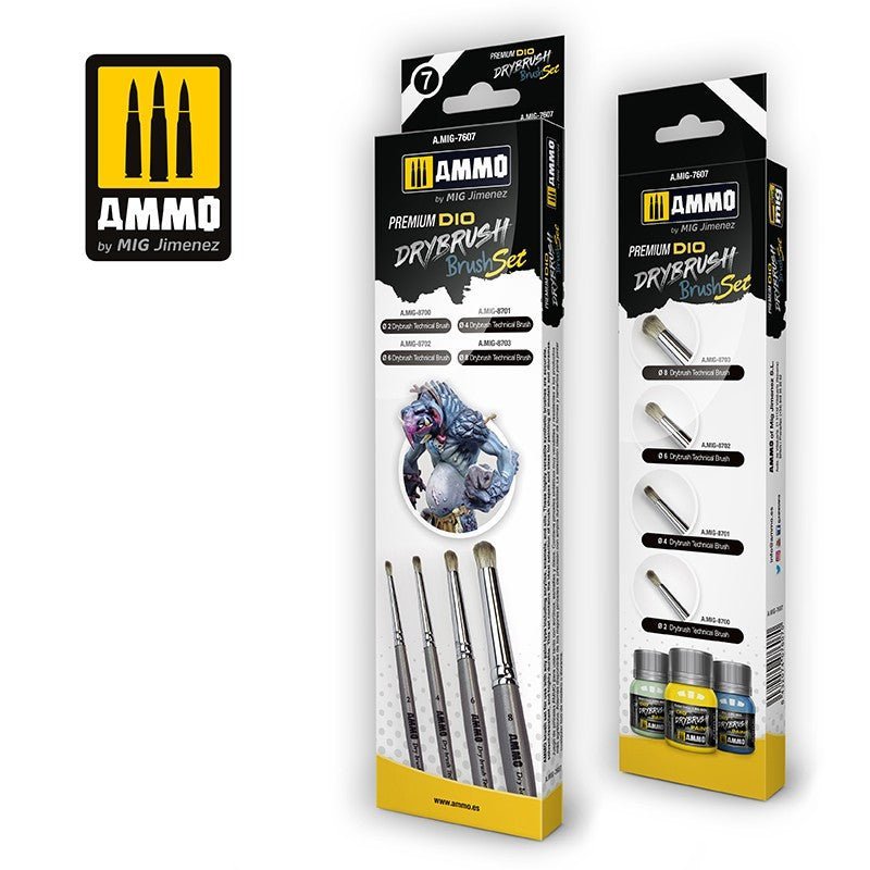 Ammo Premium Dio Drybrush Set-Ammo-ModelCars.com