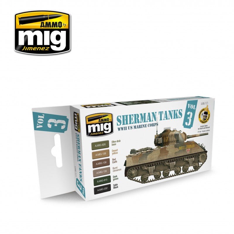 Ammo Sherman Tanks Vol.3 Set - Ammo - ModelCars.com