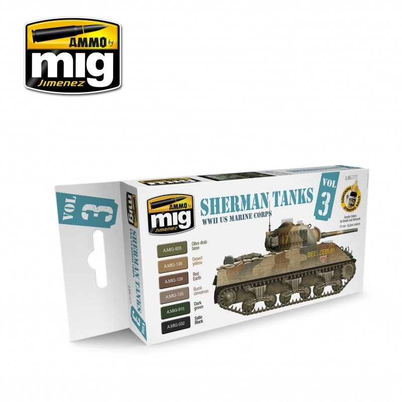 Ammo Sherman Tanks Vol.3 Set-Ammo-ModelCars.com