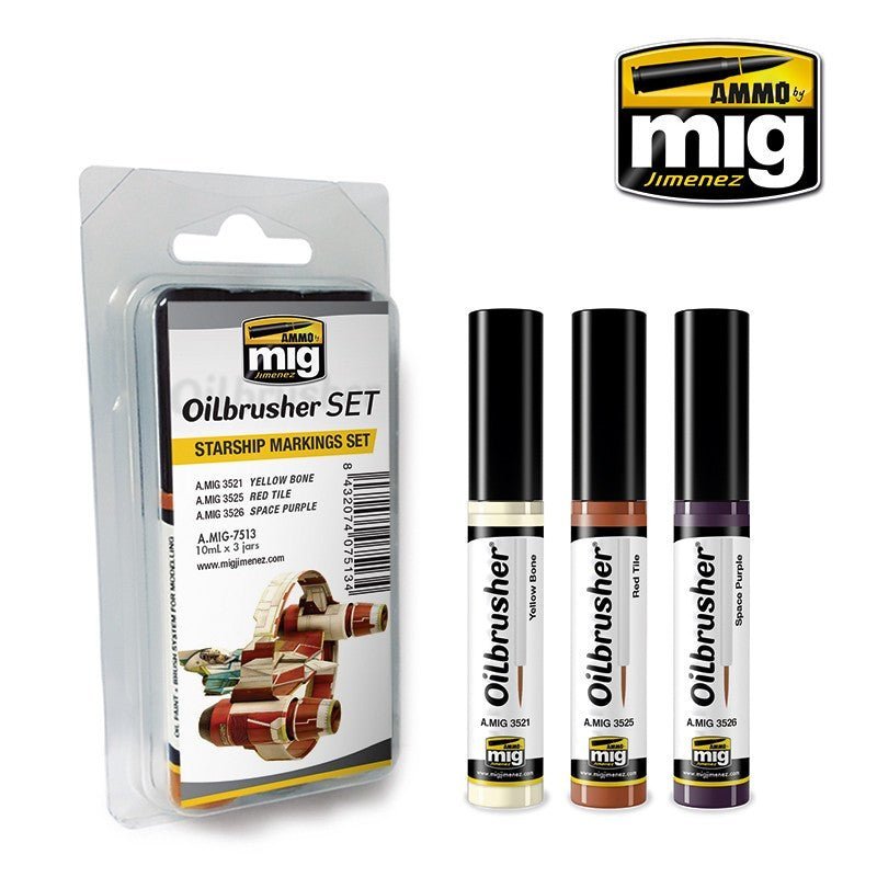 Ammo Starshp Mark Oilbrush Set-Ammo-ModelCars.com