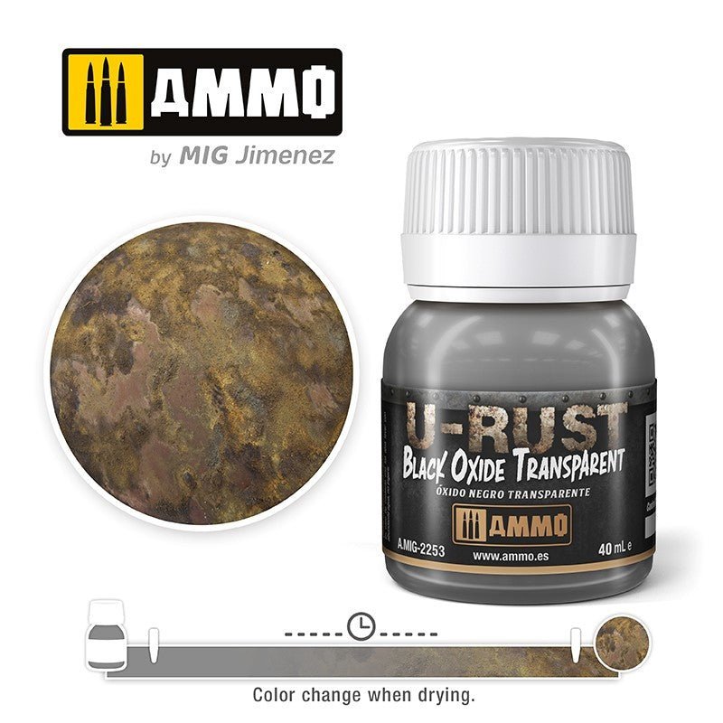 Ammo U-Rust Black Oxide Trans-Ammo-ModelCars.com