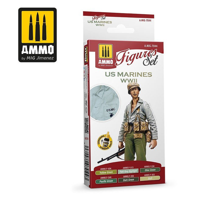 Ammo Us Marines Wwii-Ammo-ModelCars.com