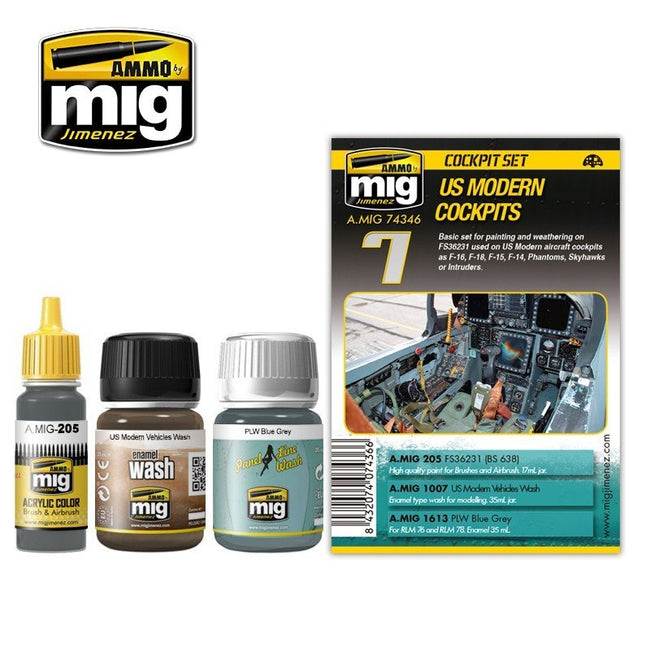 Ammo Us Mod Cockpit Weatherset-Ammo-ModelCars.com