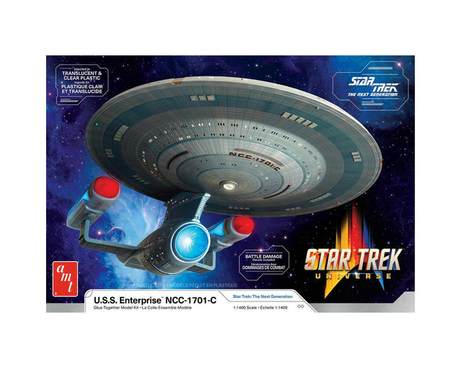 AMT 1/1400 Star Trek U.S.S. Enterprise NCC-1701-C-AMT-ModelCars.com