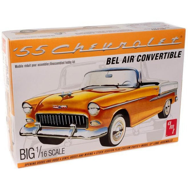 AMT 1/16 1955 Chevy Bel Air Convertible - AMT - ModelCars.com