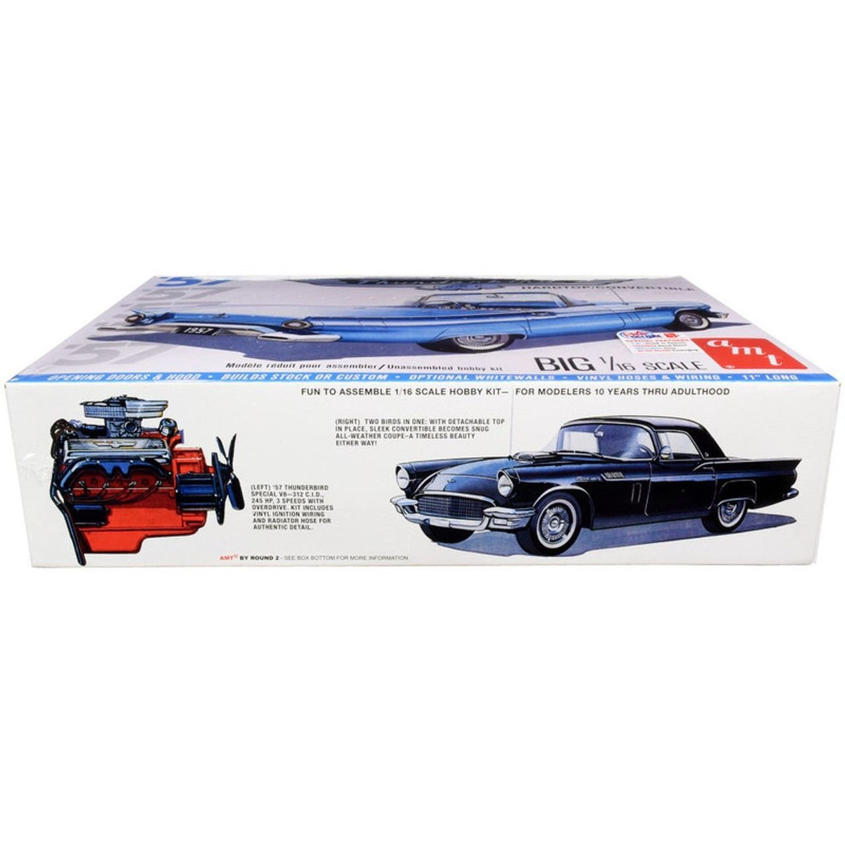 AMT 1/16 1957 Hardtop/Convertible Thunderbird-AMT-ModelCars.com