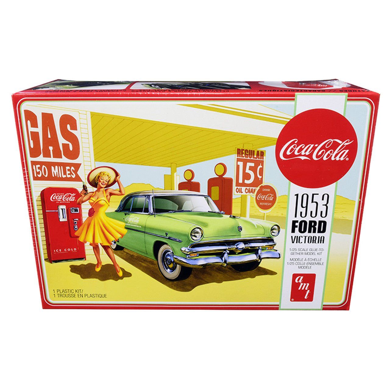 AMT 1/25 1953 Ford Victoria with Coca - Cola Machine - AMT - ModelCars.com