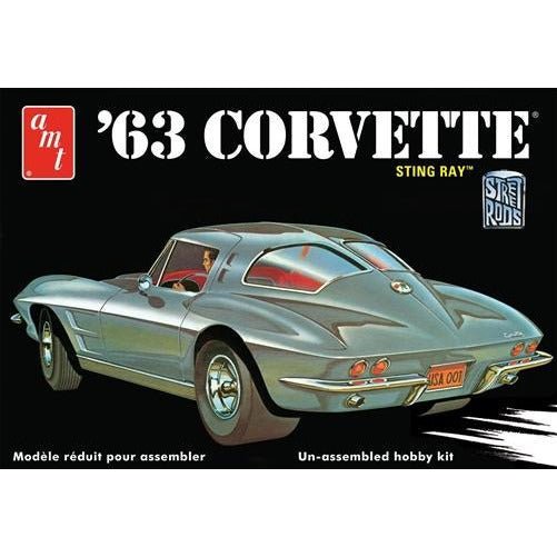 AMT 1:25 1963 Chevy Corvette Sting Ray 3-in-1 Model Kit