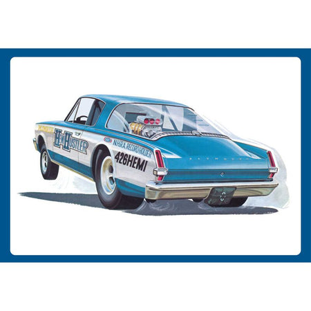 AMT 1/25 1966 Plymouth Barracuda Funny Car "Hemi Hustler" Model Kit-AMT-ModelCars.com