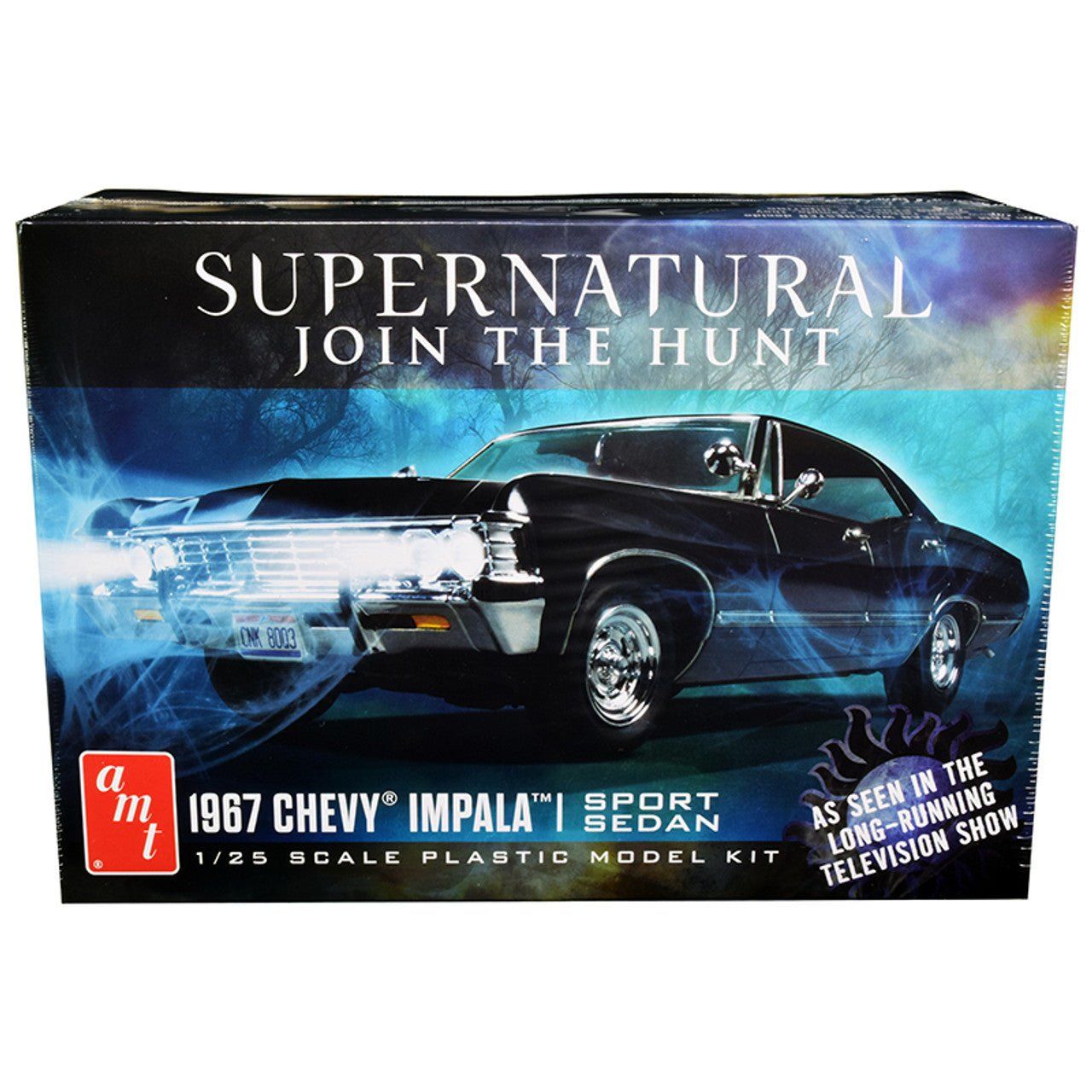 AMT 1/25 1967 Chevy Impala 4 - Door Supernatural Night Hunter TV Show - AMT - ModelCars.com