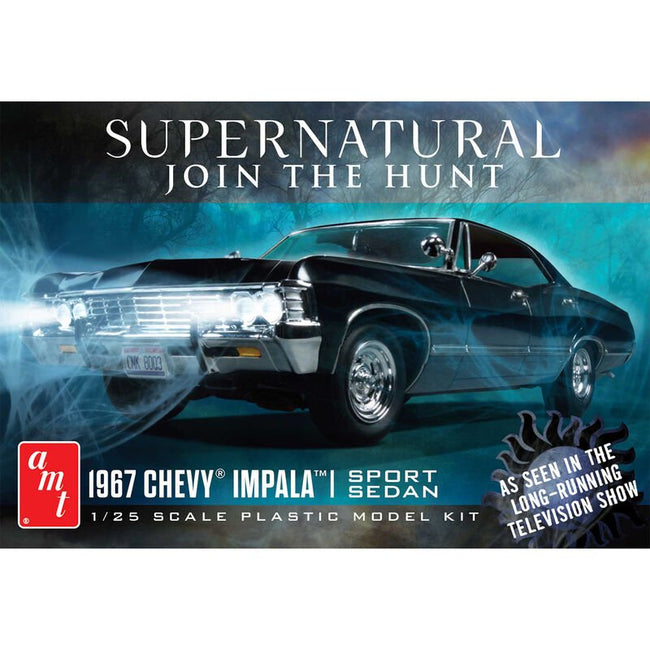 AMT 1/25 1967 Chevy lmpala 4 Door Supernatural Show-AMT-ModelCars.com