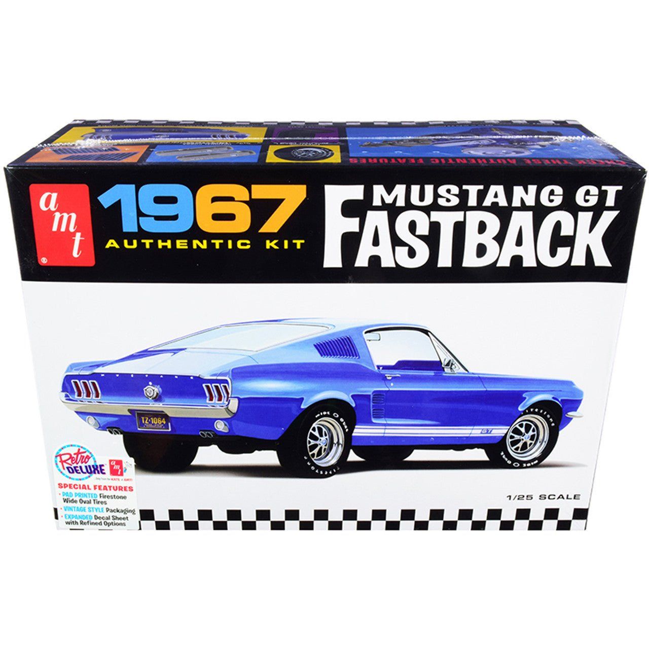 AMT 1/25 1967 Ford mustang GT Flashback - AMT - ModelCars.com