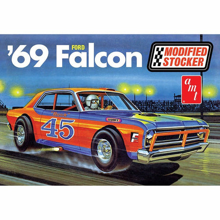 AMT 1/25 1969 Ford Falcon Modified Stocker Model Kit-AMT-ModelCars.com
