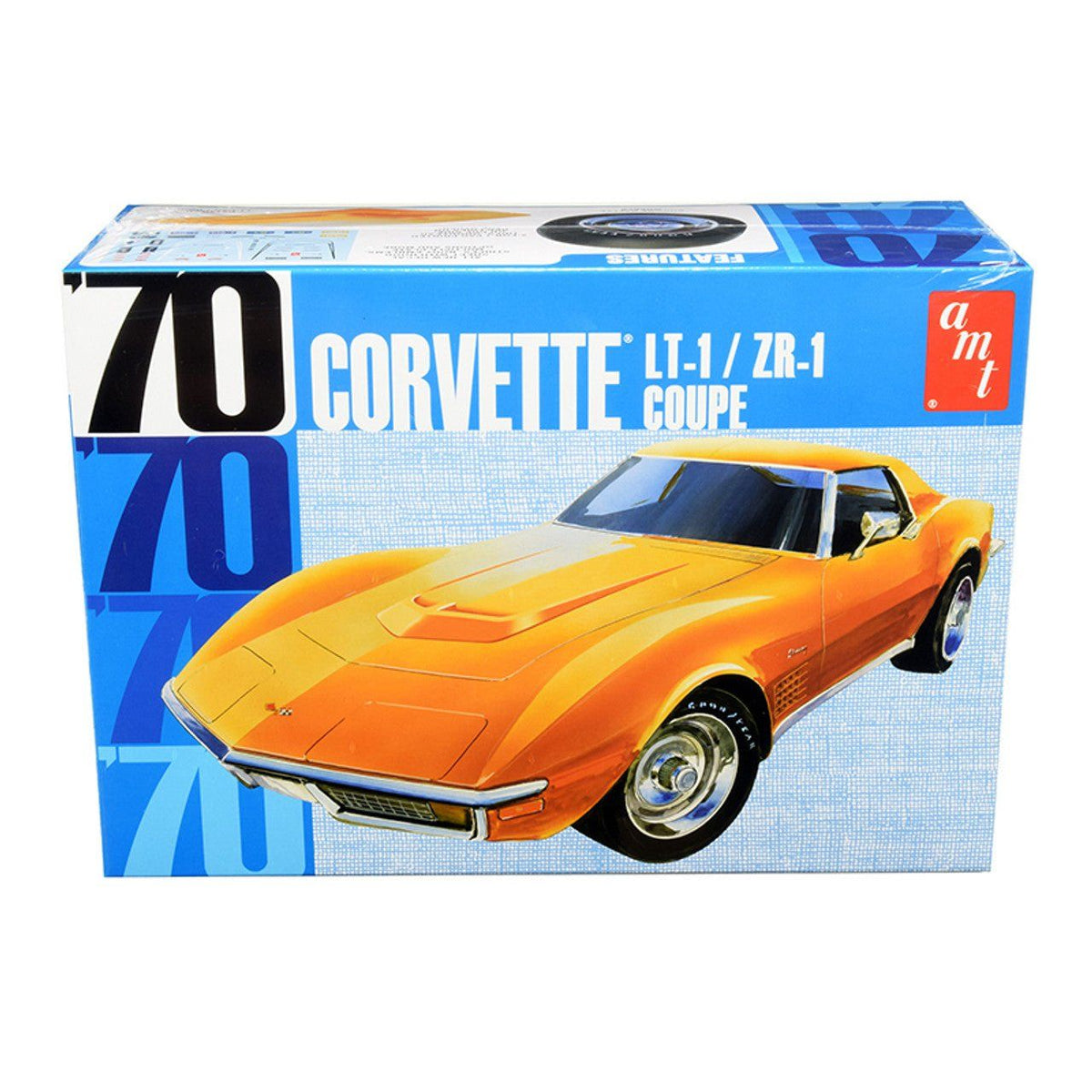 AMT 1/25 1970 Chevy Corvette Coupe-AMT-ModelCars.com