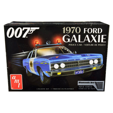 AMT 1/25 1970 Ford Galaxie Police Car 007 James Bond-AMT-ModelCars.com