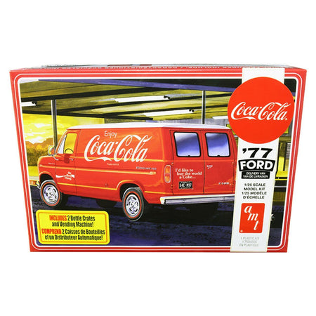 AMT 1/25 1977 Ford Delivery Van Coca Cola-AMT-ModelCars.com
