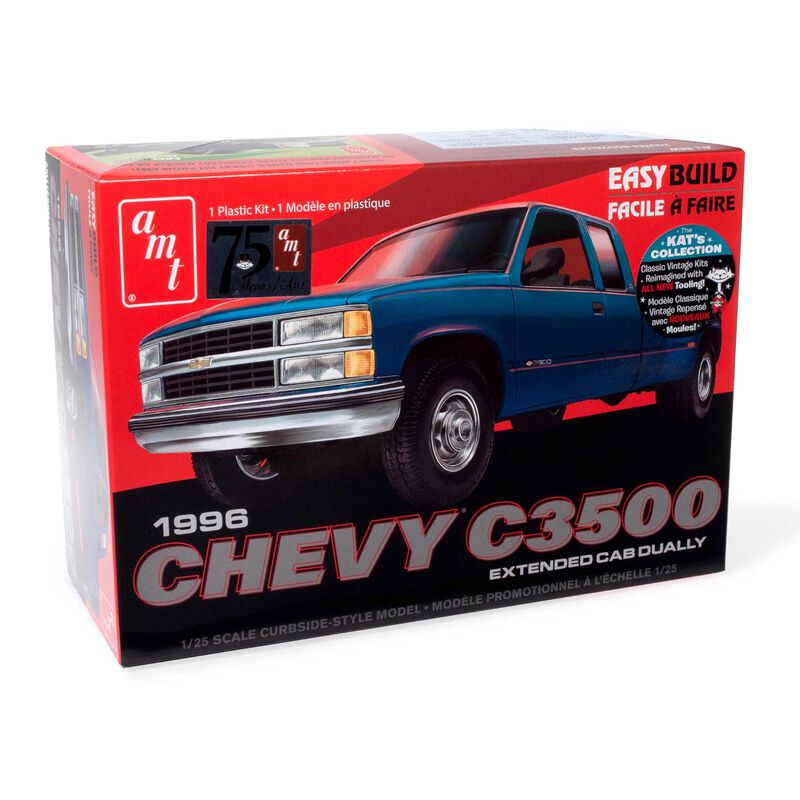 AMT 1/25 1996 Chevrolet C-3500 Dually Pickup EasyBuild Model Kit-AMT-ModelCars.com