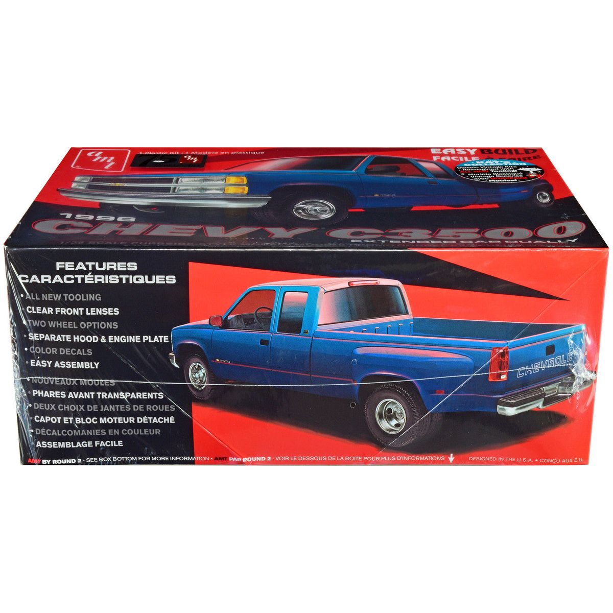 AMT 1/25 1996 Chevrolet C-3500 Dually Pickup EasyBuild Model Kit-AMT-ModelCars.com