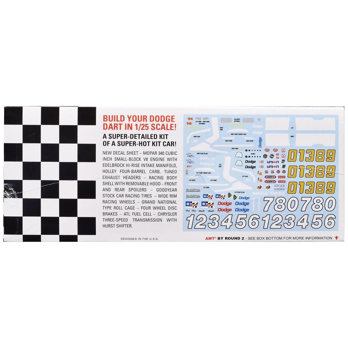 AMT 1/25 Dodge Dart Sportsman Short Track "Kit Car" Model Kit-AMT-ModelCars.com