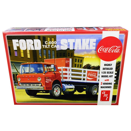 AMT 1/25 Ford C600 Stake Bed W-Coca Cola Machines-AMT-ModelCars.com