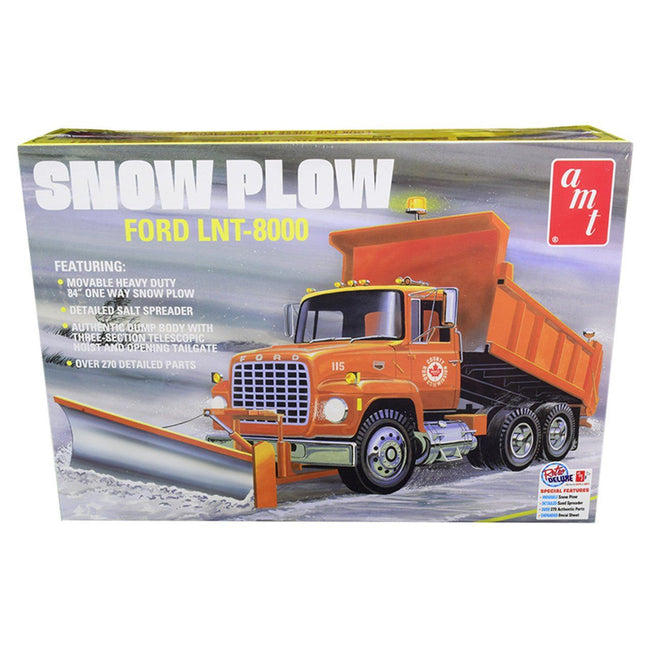 AMT 1/25 Ford LNT8000 Dump Truck w/Snow Plow - AMT - ModelCars.com