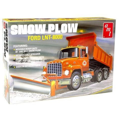 AMT 1/25 Ford LNT8000 Dump Truck w/Snow Plow - AMT - ModelCars.com