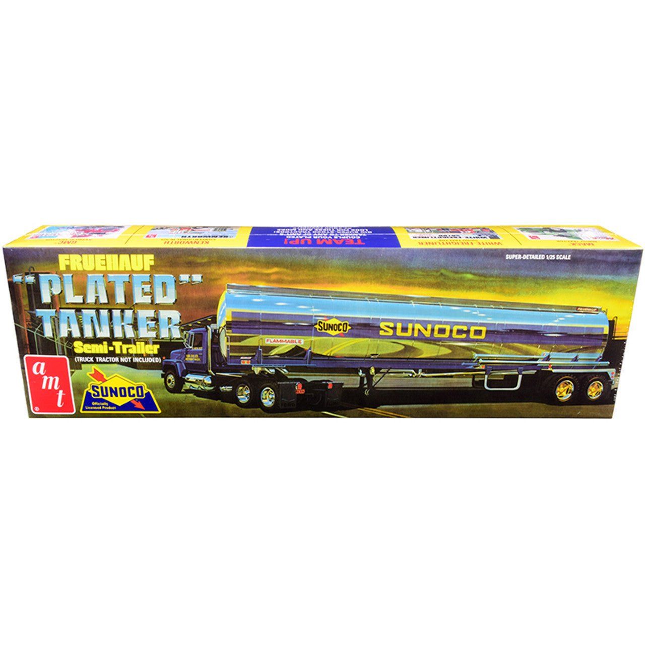 AMT 1/25 Fruehauf Plated Tanker Trailer - AMT - ModelCars.com
